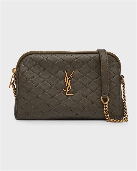 gaby ysl monogram leather crossbody bag|neiman marcus gaby ysl.